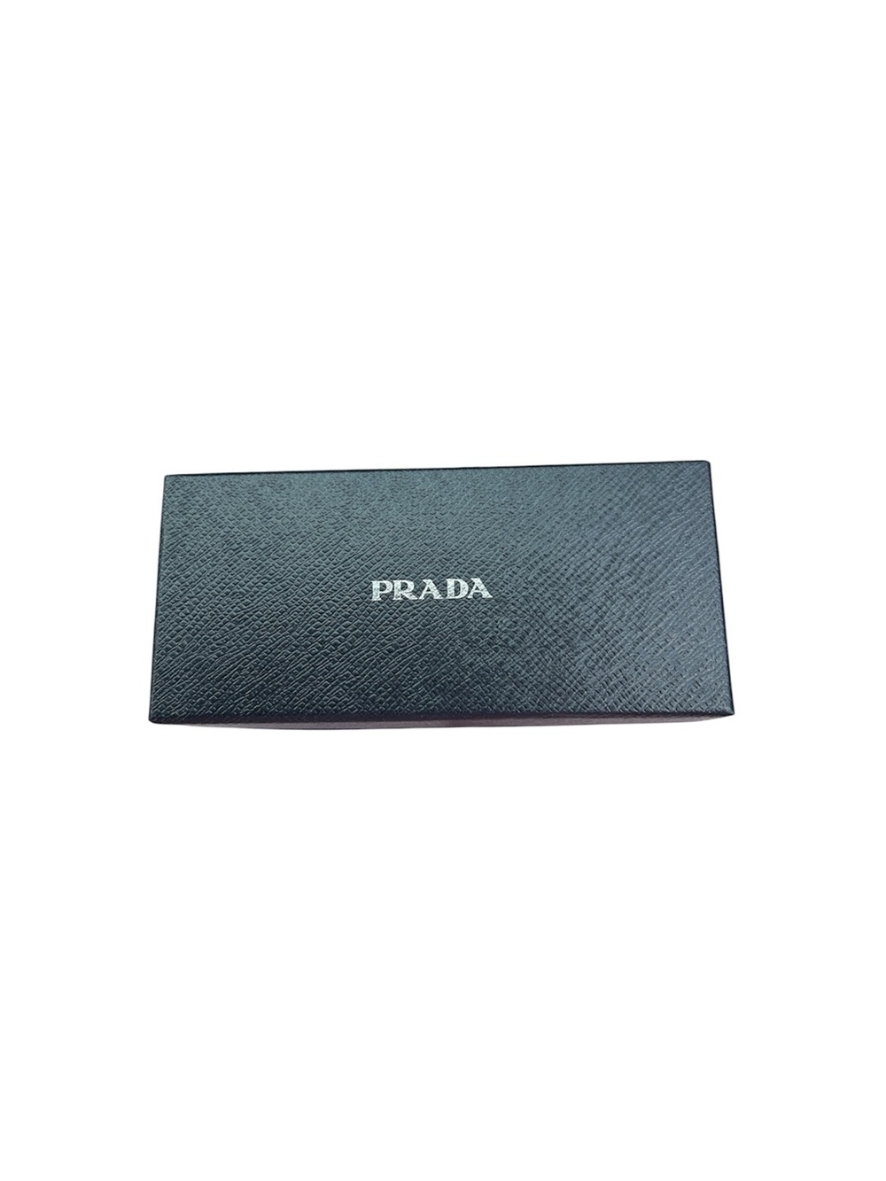 Vintage Prada Saffiano Eyewear Glasses Storage Black Luxury Designer Gift Box OS